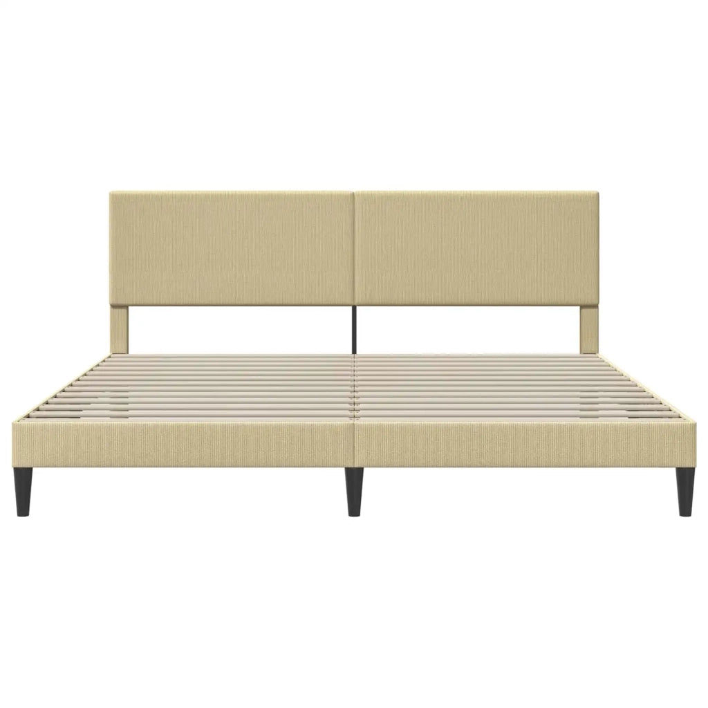 Struttura del letto-Giroletto Grigio Verde Chiaro 200 x 200 cm