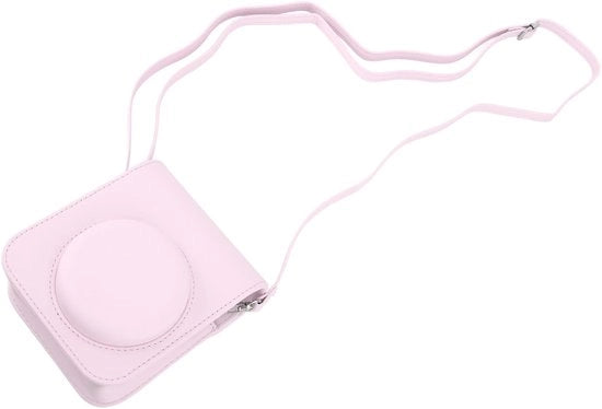 Caspoletto per Fotocamera Instax Mini 12 con Cinturino Regolabile - Rosa