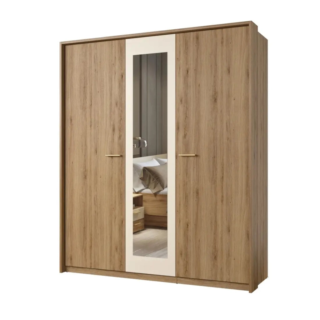 Contorno di rifinitura design VERTIGO – Per armadio 3 porte – Rovere selvatico – Elemento decorativo