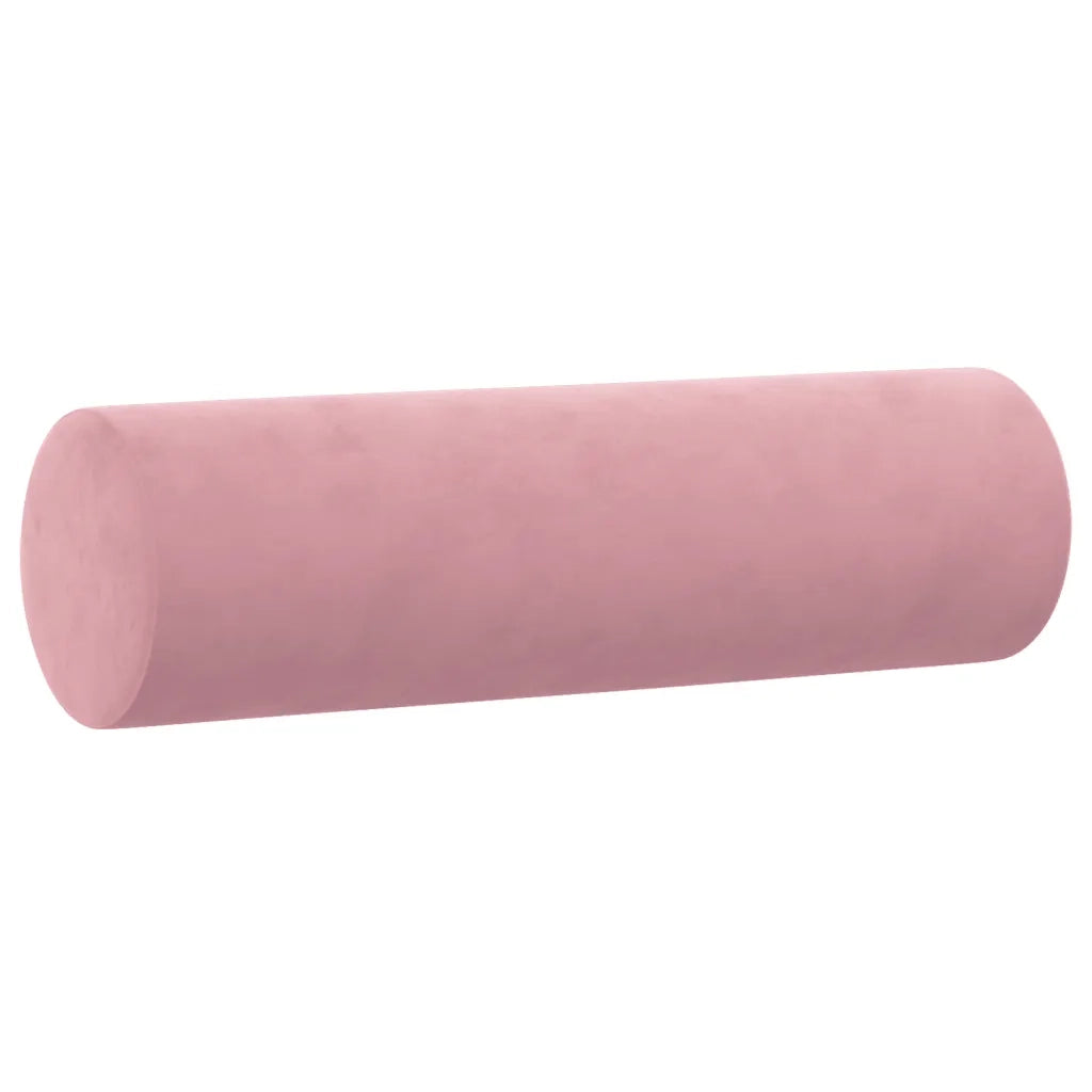 Divano a 2 Posti con Cuscini Rosa 120 cm in Velluto 3200874