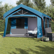 Tenda Familiare Blu e Grigio 620 x 322 x 240 cm Poliestere 4100698