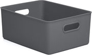 Cassetta di Stoccaggio Ergonomica da 15L in Grigio Anthracite