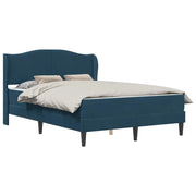 Letto matrimoniale | Letto per adulti | Struttura del letto con testiera 2 pcs Blu 120 x 190 cm Velluto