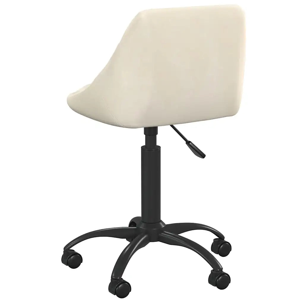 Sedia da Pranzo Crema in Velluto 335359