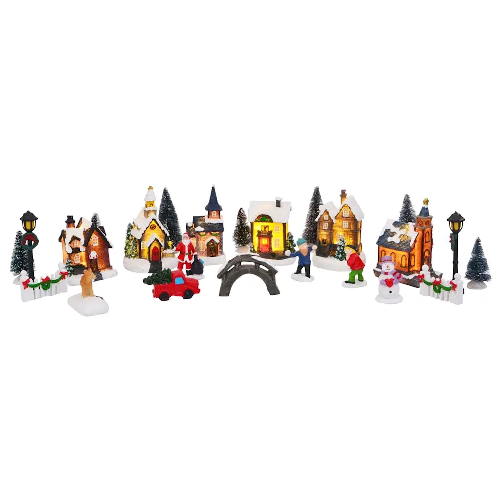 Decorazione Natalizia da Tavolo Multicolore Resina, Plastica CFW4522438