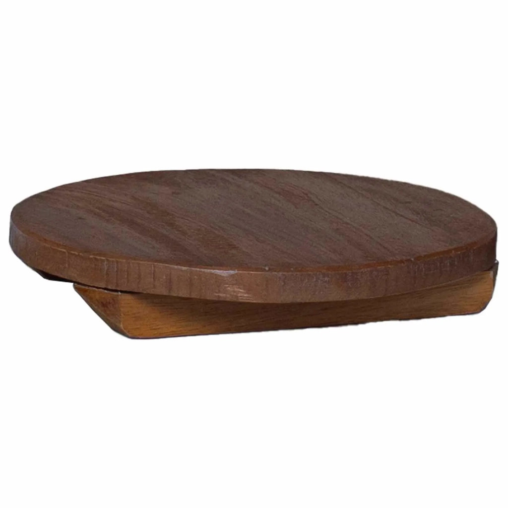 Sgabello per Piante 3 pcs Marrone Legno di Mogano