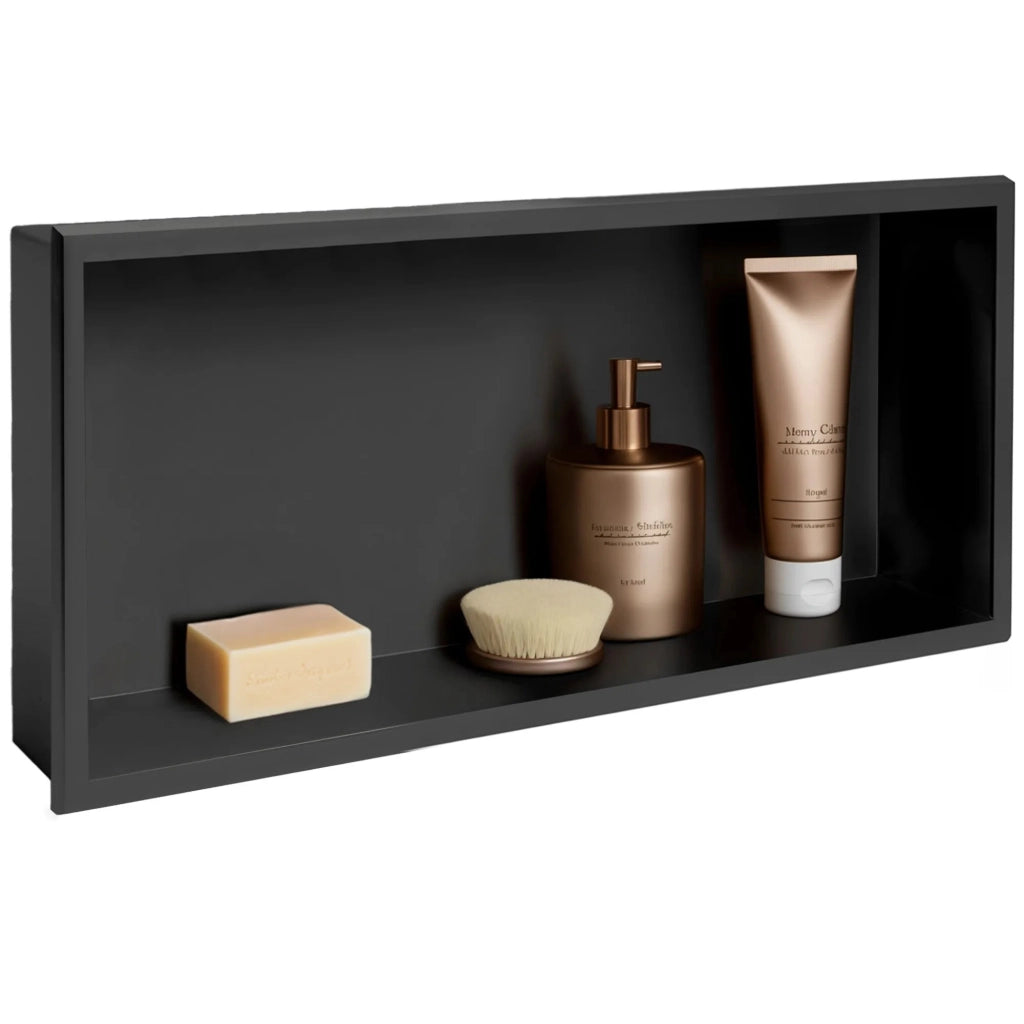 Mensola Bagno 30x60 Black Matt