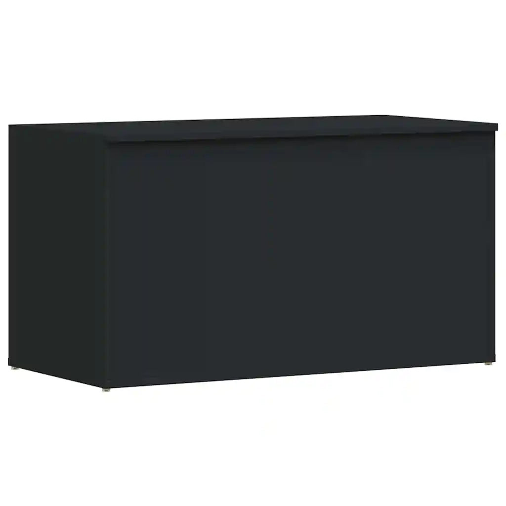 Cassapanca Nera 84x42x46 cm in Legno Ingegnerizzato cod mxl 51908