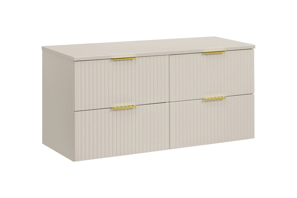 Set mobili bagno 120 cm con piano Adel Cashmere 120 cm