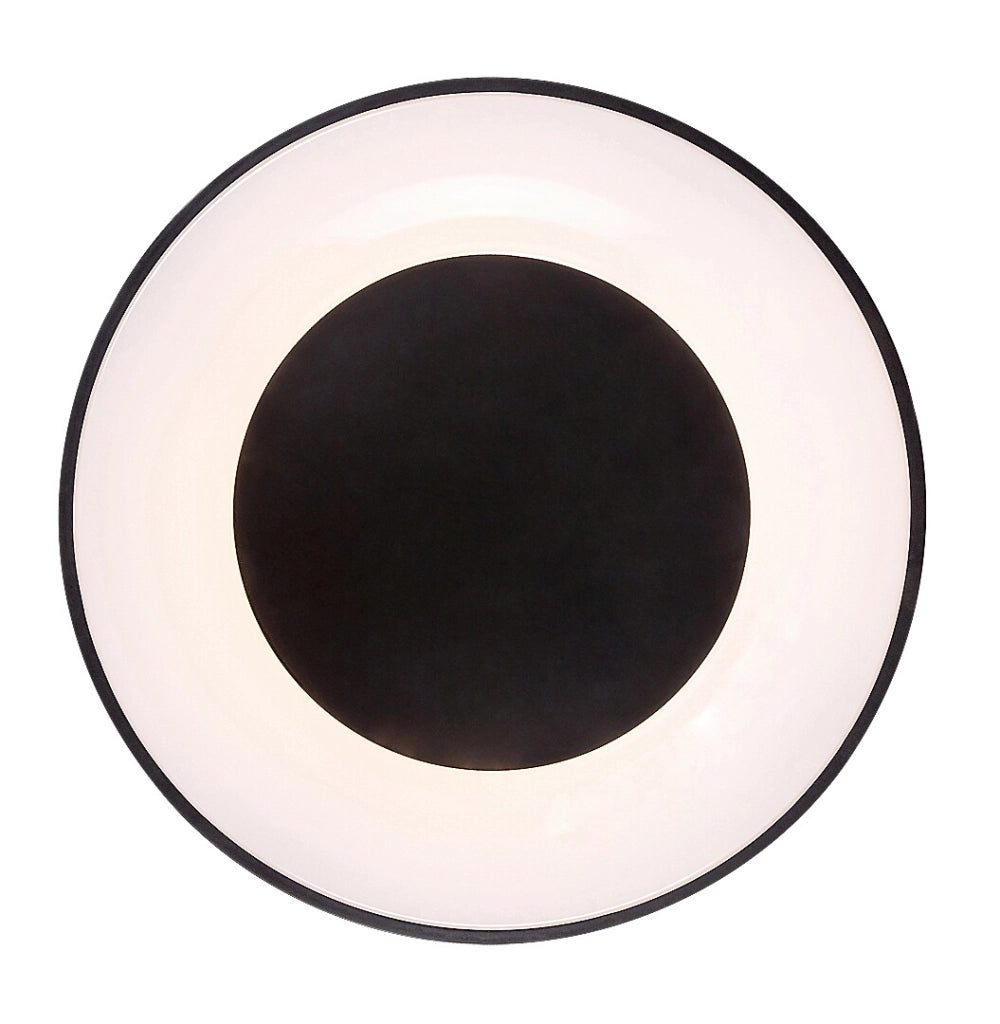 Plafoniera LED dimmerabile 48cm 38W nera Ceilo Rabalux