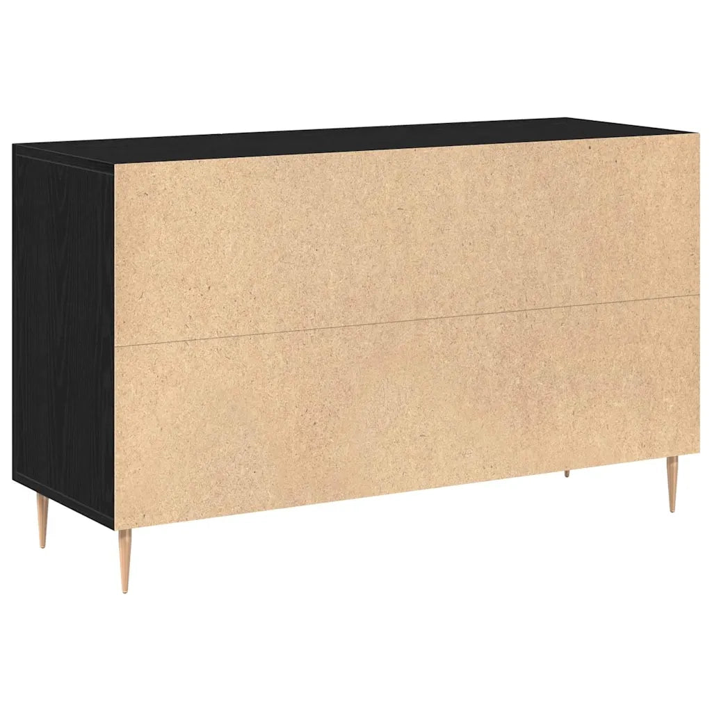 Credenza-Buffet-Armadio da cucina Rovere nero 100 x 36 x 60 cm Legno multistrato 310970