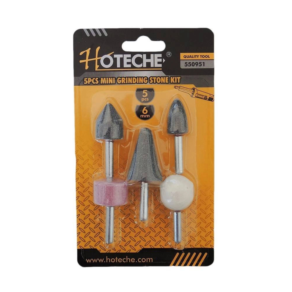 Trade Shop - Set Frese Per Mini Trapano Dremel Dremmel 5 Pezzi Da 6mm Abrasive -