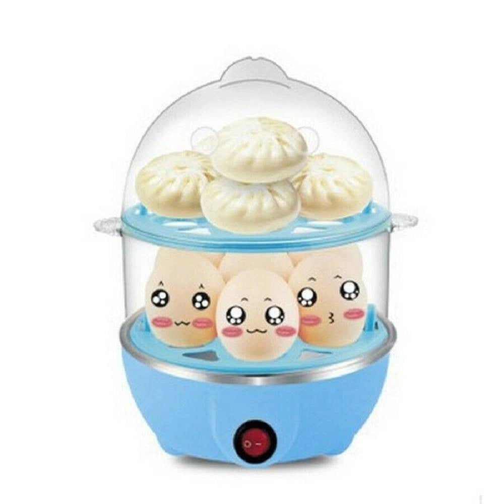 Trade Shop - Cuoci Uova Legumi A Vapore Bollitore Elettrico 350w Cuociuova 7 Uova Tx-9596 -