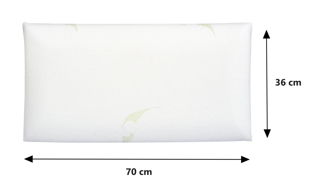 AIO FACTORY 70x36 cm Cuscino Termoplastico Aloe Vera - Cuscino per Cani