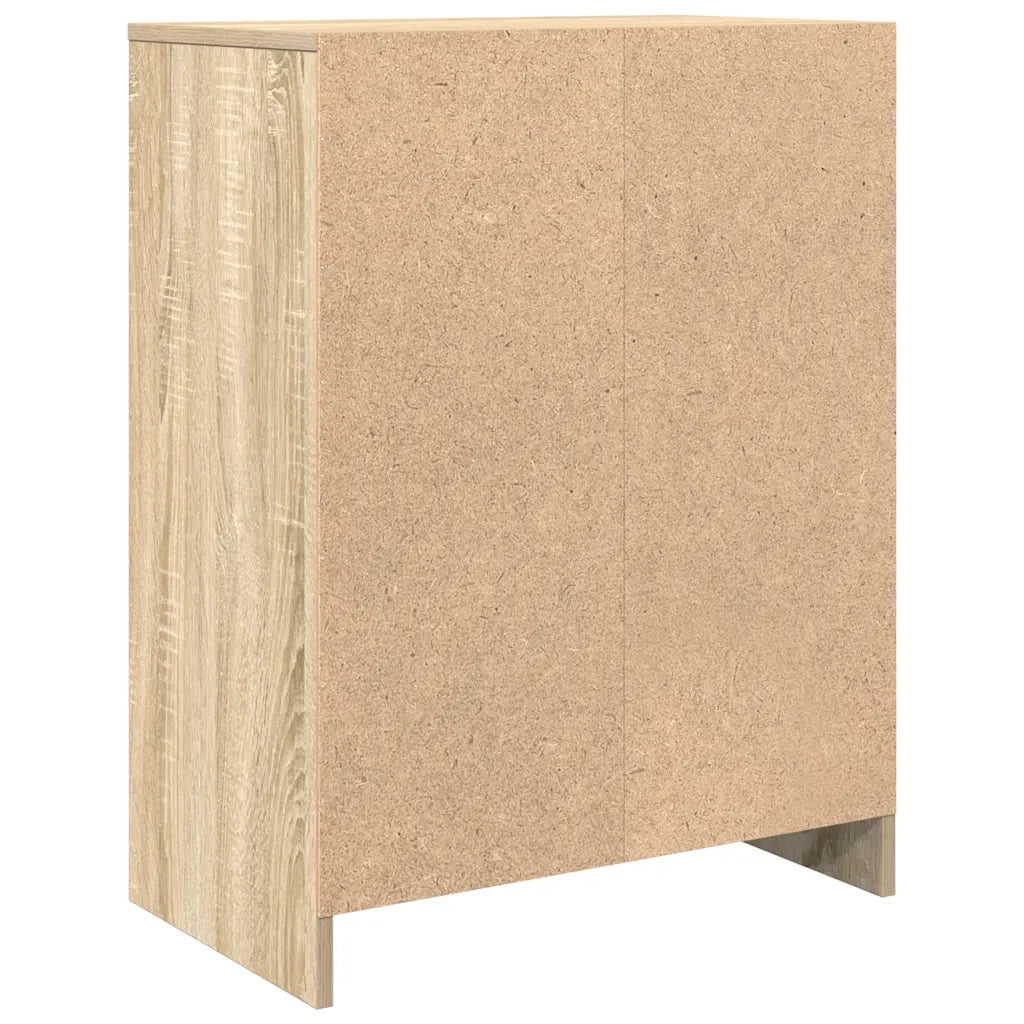Credenza Rovere Sonoma 57x34x76 cm in Legno Multistrato 861618