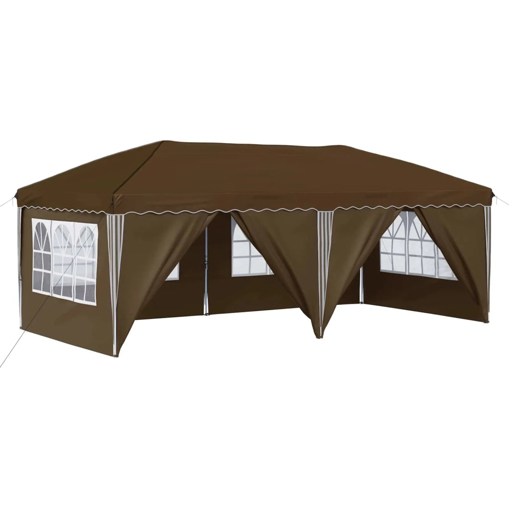 Tenda per feste a pop-up 575 x 288 x 245 cm Tortora 42019806