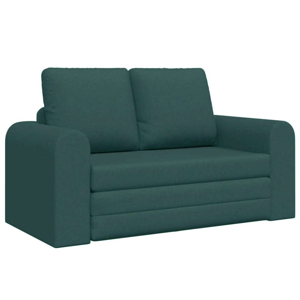 Divano letto | Sof¨¤ letto | Letto singolo 60cm Verde Scuro Tessuto