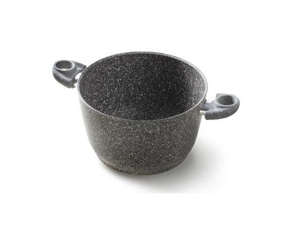Pentola Antiaderente Cuore di pietra 24 cm accademia mugnano