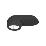 Faretto plafoniera ovale orientabile nero LED 10W Zeus Maxlight