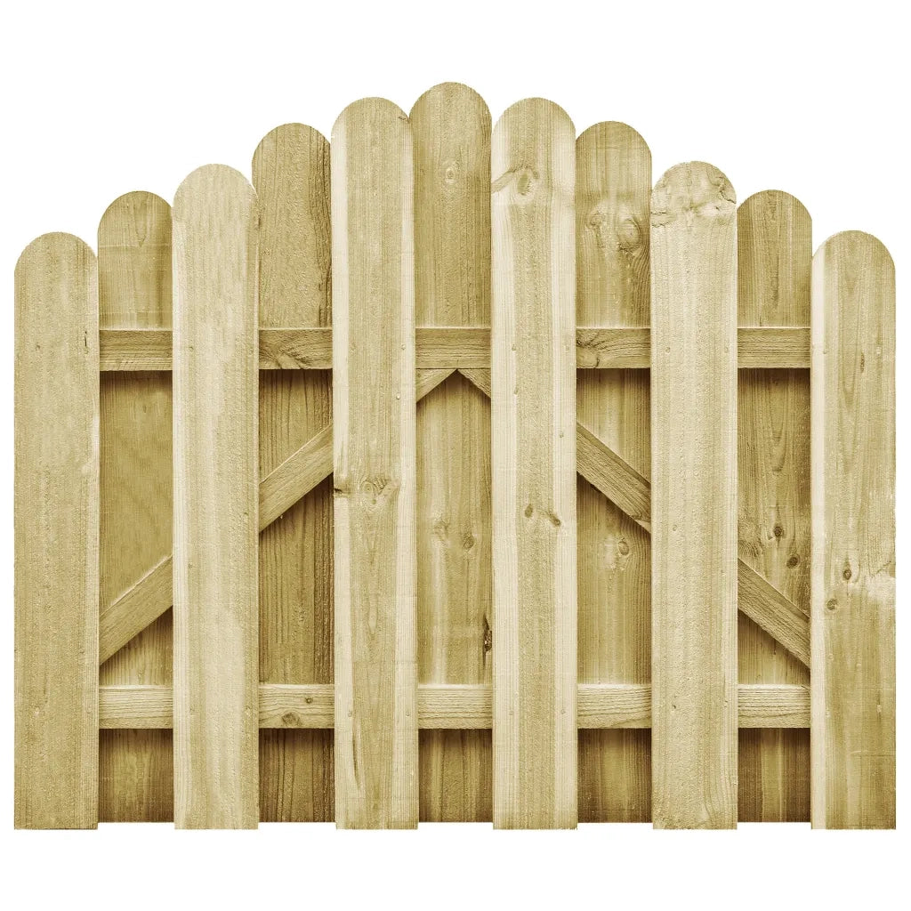 Cancello da Giardino in Pino Impregnato 100x75 cm cod mxl 54216