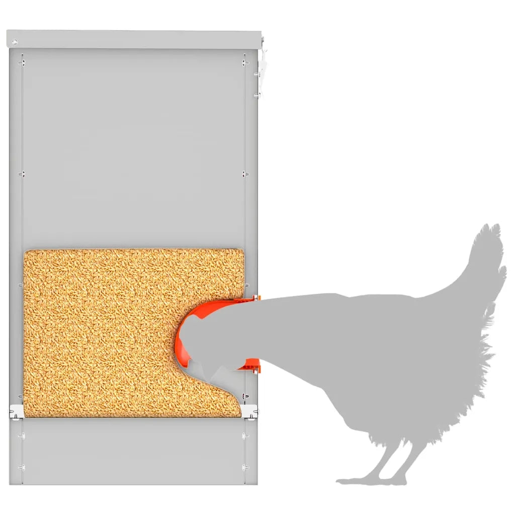 Feeder per pollo 2 pz Argento 60,5 x 29 x 51 cm CFW8635661