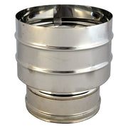 Fumaio doppia parete antivento ø 15/20 cm