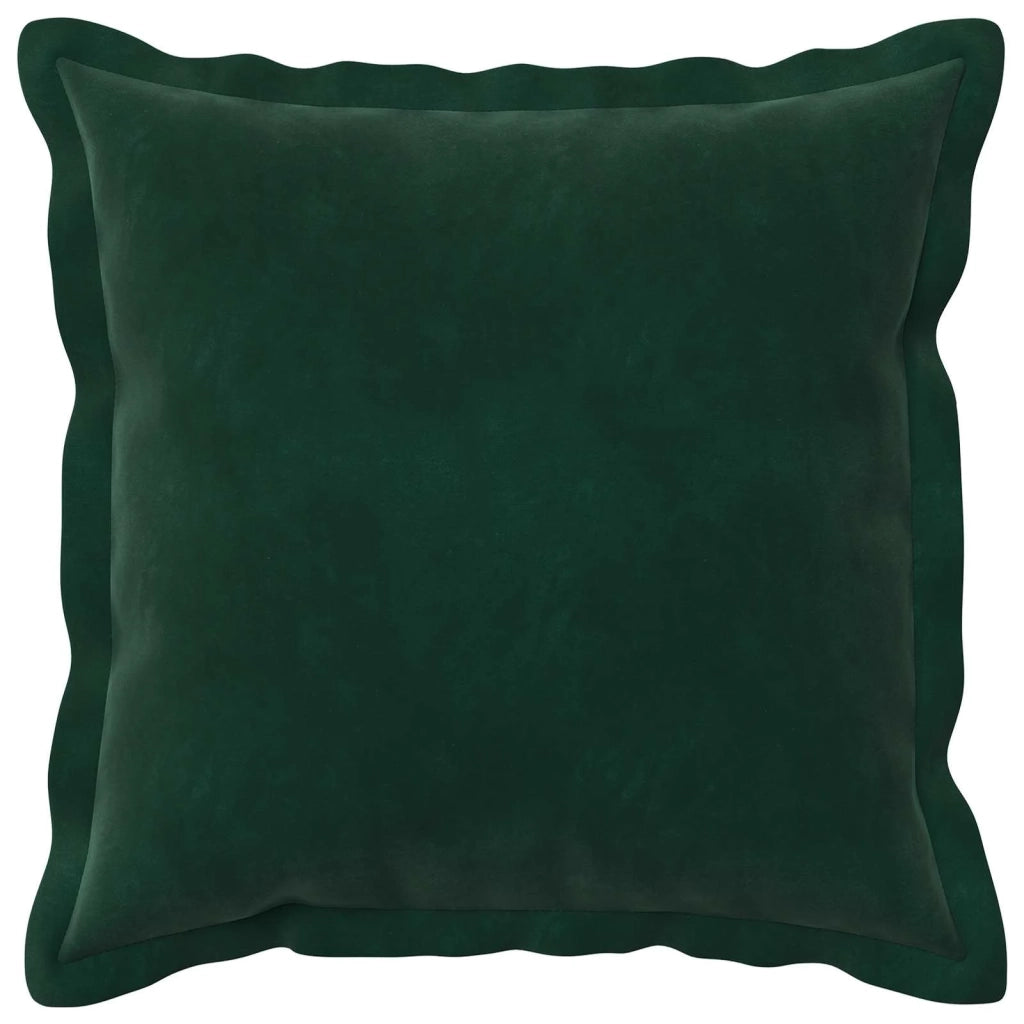 Federa 12 pcs HOUTEN Verde Scuro 50 x 50 cm Velluto 919005