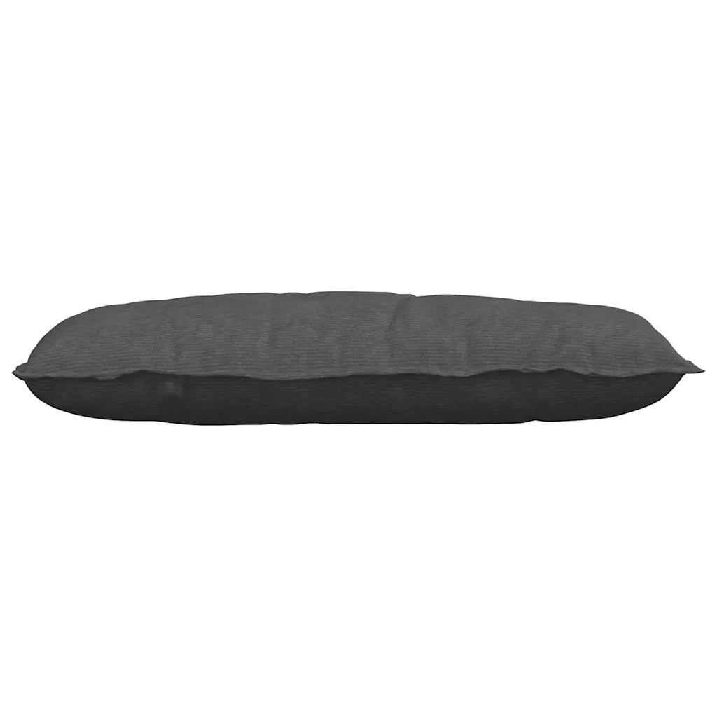Cuscino per Schiena Grigio scuro 100 x 50 cm Tessuto in Cords 42014780