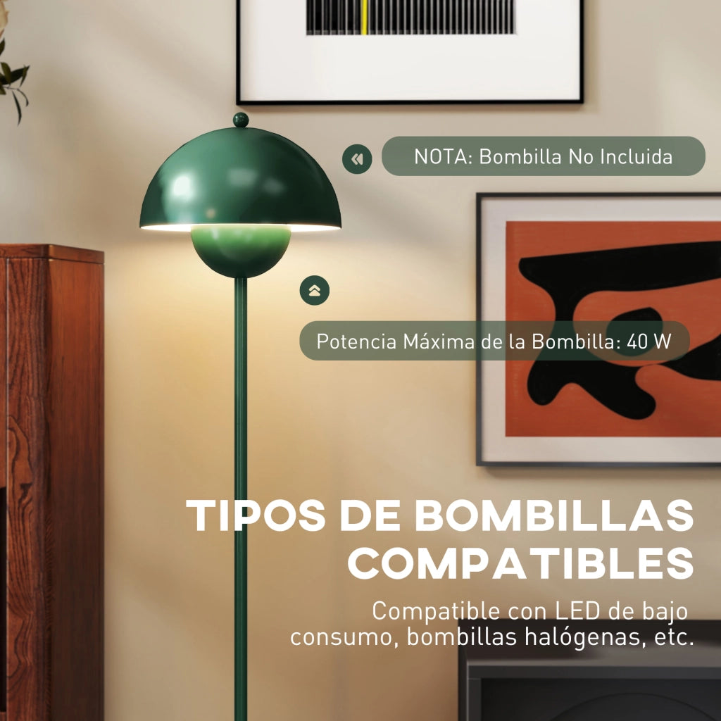 Lampada da Terra Moderna ¨C Xylo ¨C Verde ?30x155 cm E27