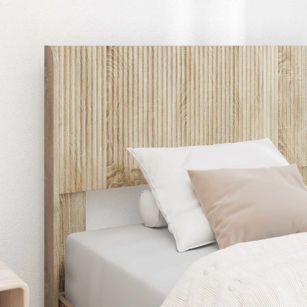 Struttura del letto con stoccaggio e testata Rovere Sonoma 3414517