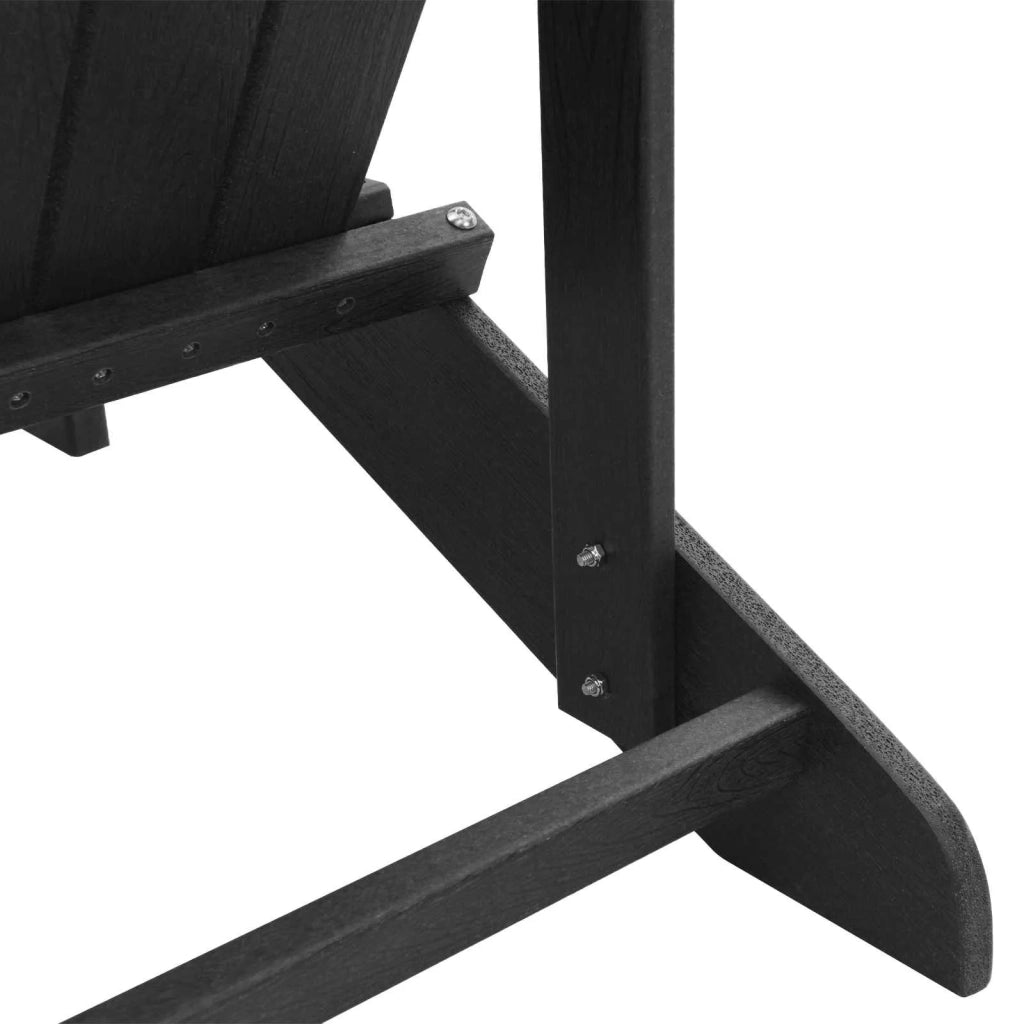 Sedia Adirondack Nero 82 x 74 x 92 cm HDPE 42006623