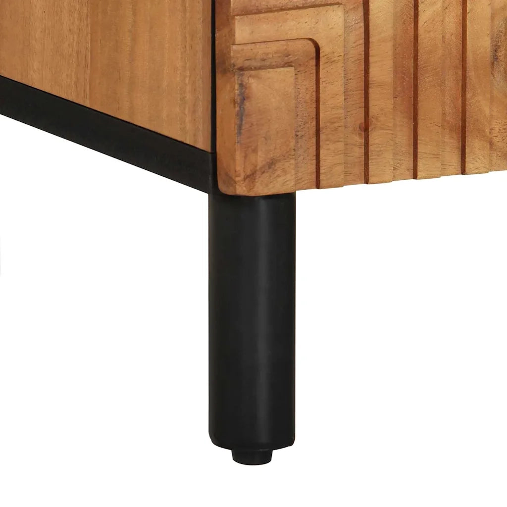 Unità TV Legno di Acacia Massello 100 x 33,5 x 46 cm 4017774