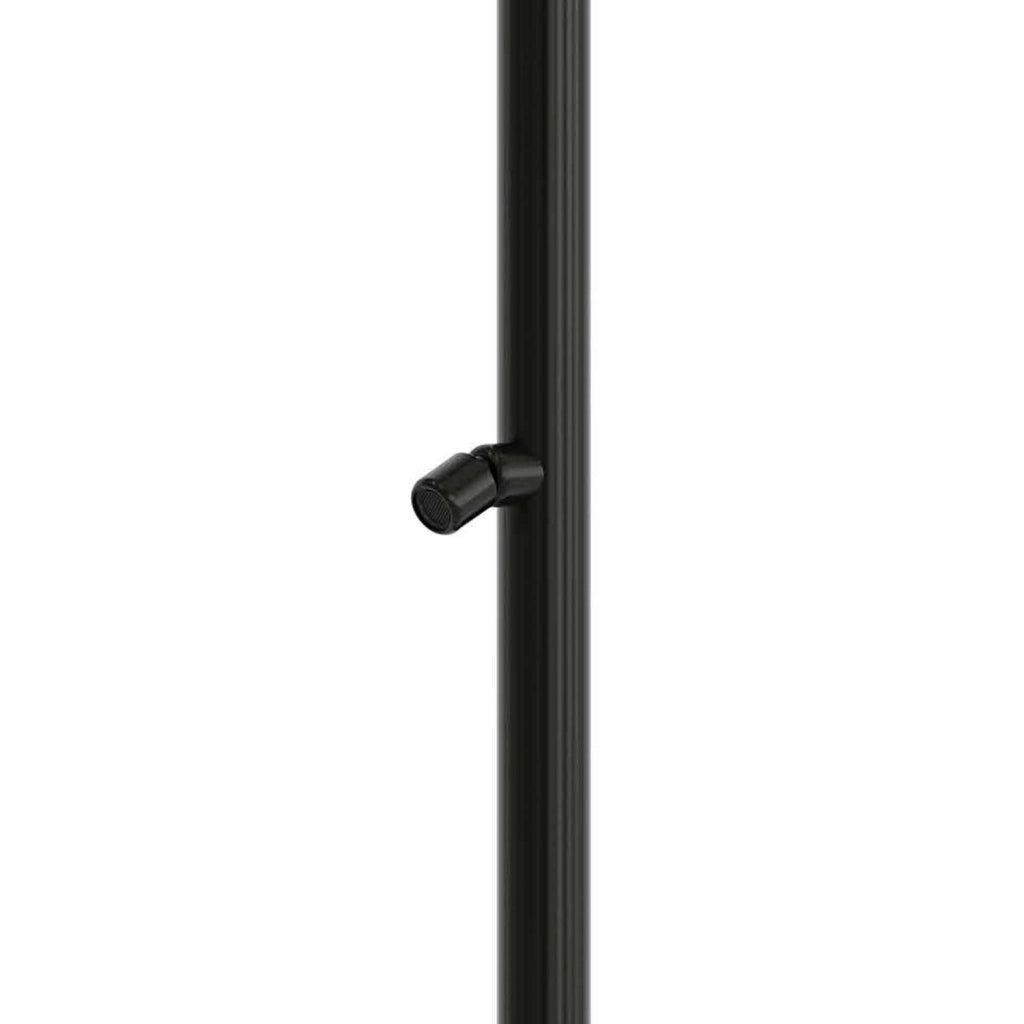 SINED Doccia nera in inox 316L design robusto codice DOCCIA-QUARTU-DOPPIO-TMP-NERA