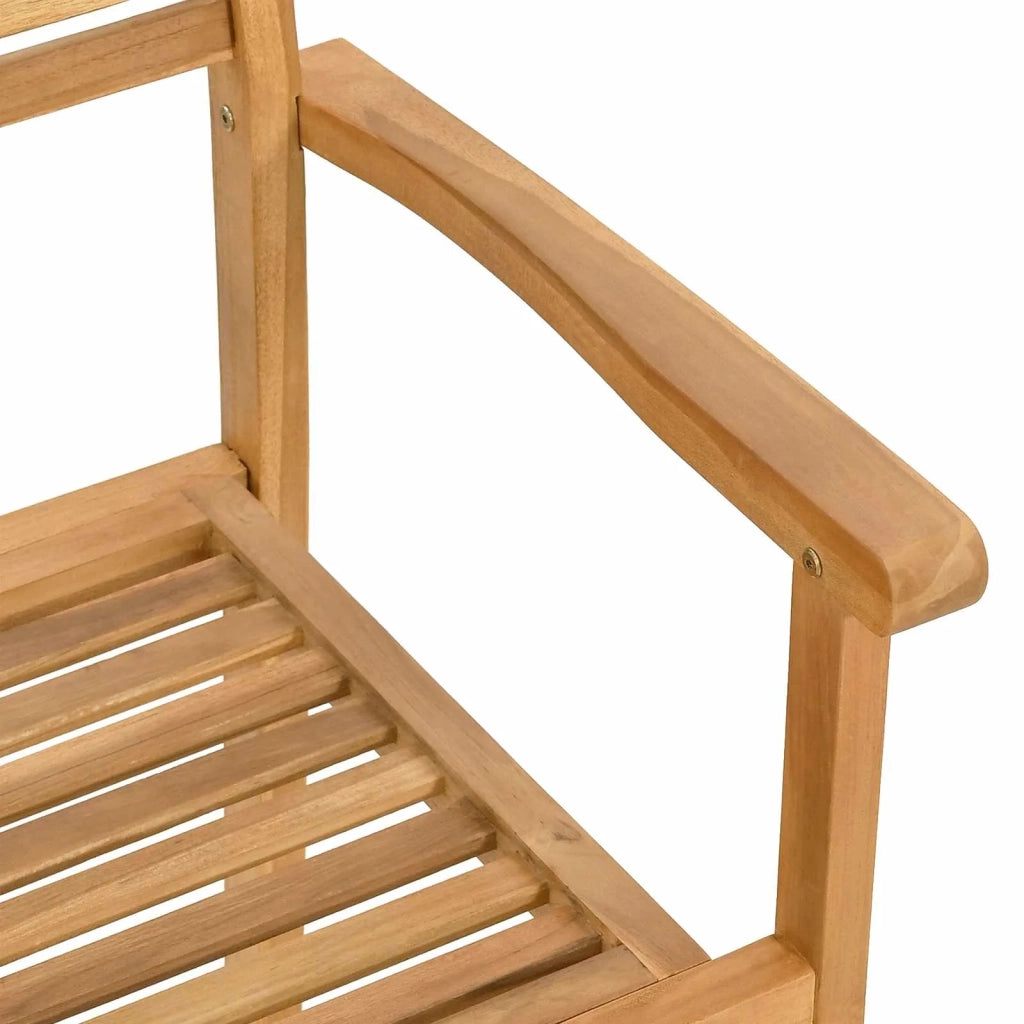 Set da Pranzo per Giardino 9 pcs Marrone Legno di teak solido 3375779