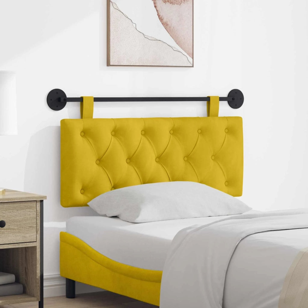 Testiera sospesa Con luce LED Giallo Velluto 42032087