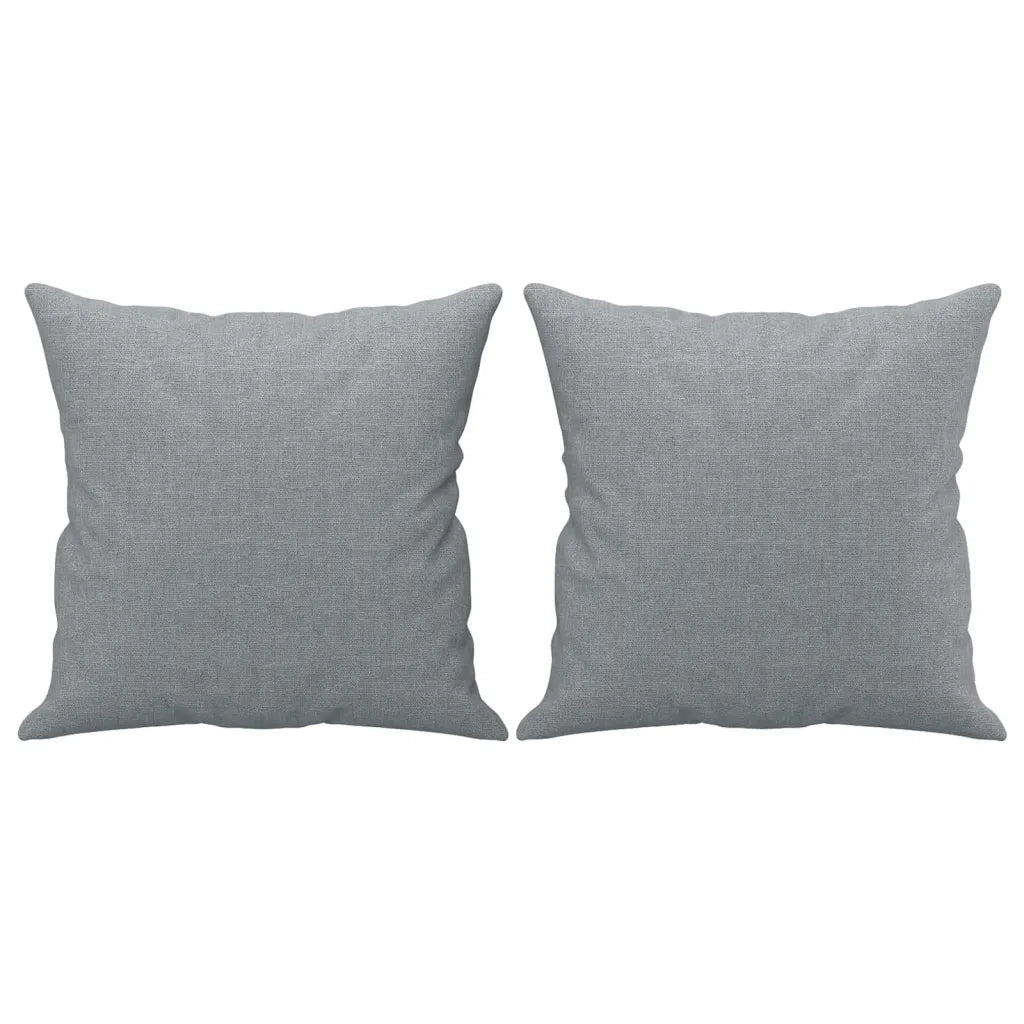 Divano a 3 Posti con Cuscini-Sofa 3 Posti con Cuscini Grigio Chiaro 180 cm in Tessuto 102724