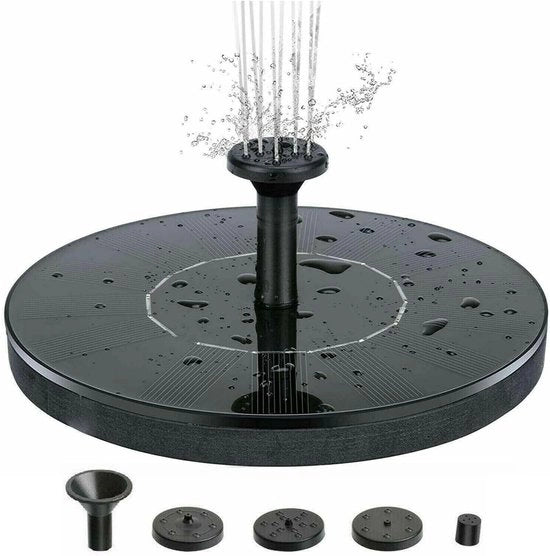 Fontana per Piscine a Energia Solare con 4 Spray, Giocattolo per Acqua Galleggiante per Piscine e Piscine Coperte