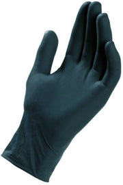 GUANTI MONOUSO IN NITRILE BLACK NITRO DPI 3 CF.100 PZ Col. Nero tg. 6/6,5 (S)