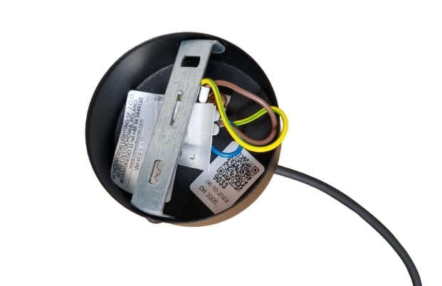 Lampadario a sospensione Nowodvorski WHEEL nero Ø30
