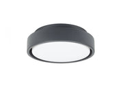 Plafoniera esterna LED 18W tonda grigio scuro IP65 SU-MA