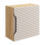 Mobile contenitore YOKA – Beige e rovere chiaro 35 cm compatto