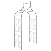Arco da Giardino per Piante Rampicanti Verde Scuro CFW8170372