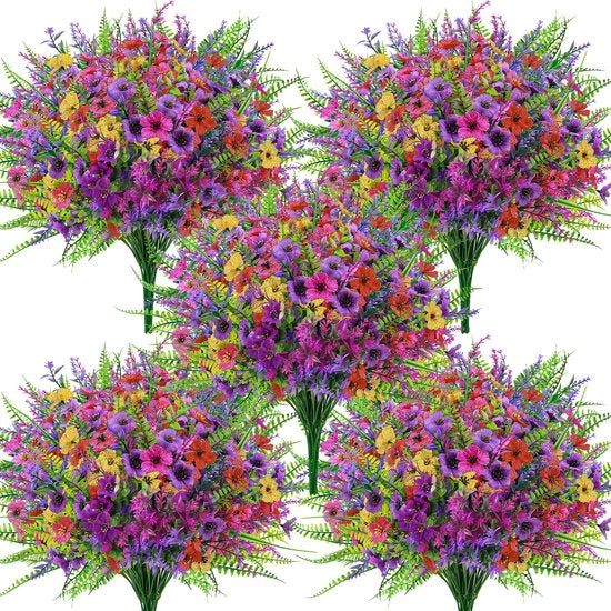 20 Bundoli di Fiore Artificiale Misto per Interno e Esterno