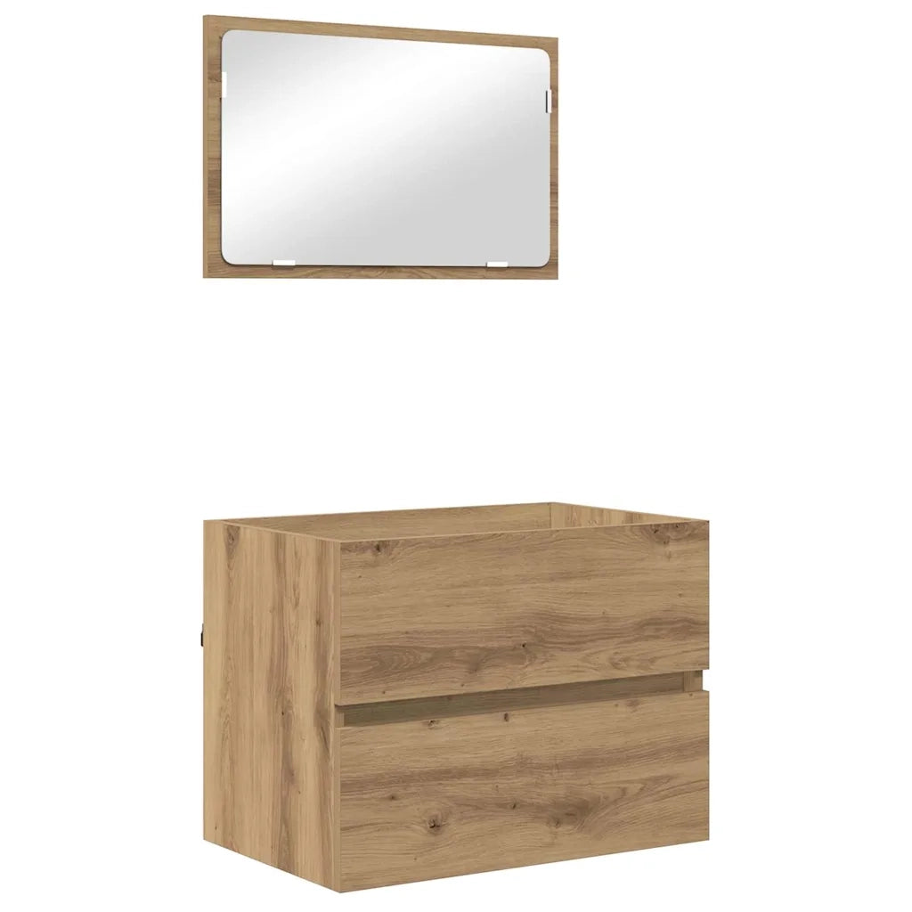 Set di mobili per il bagno 3 pcs Rovere artigianale 3393503