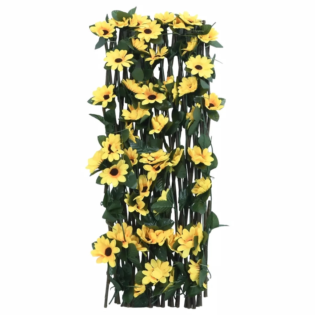 Traliccio Edera Artificiale Espandibile 5 pz Giallo 180x60 cm CFW2298581