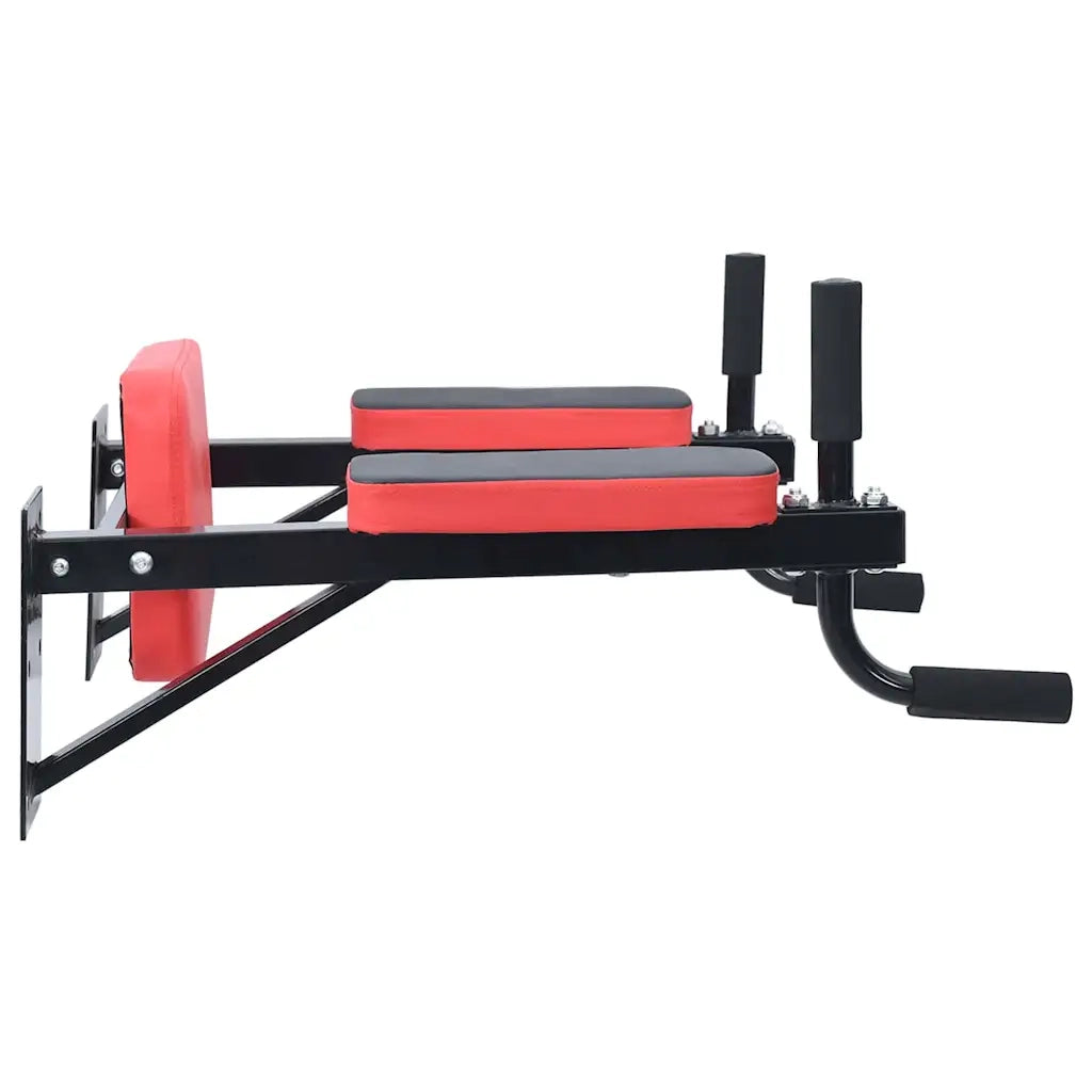 VidaXL Stazione per dips Nero e Rosso 72,5 x 70 x 31 cm 42009159