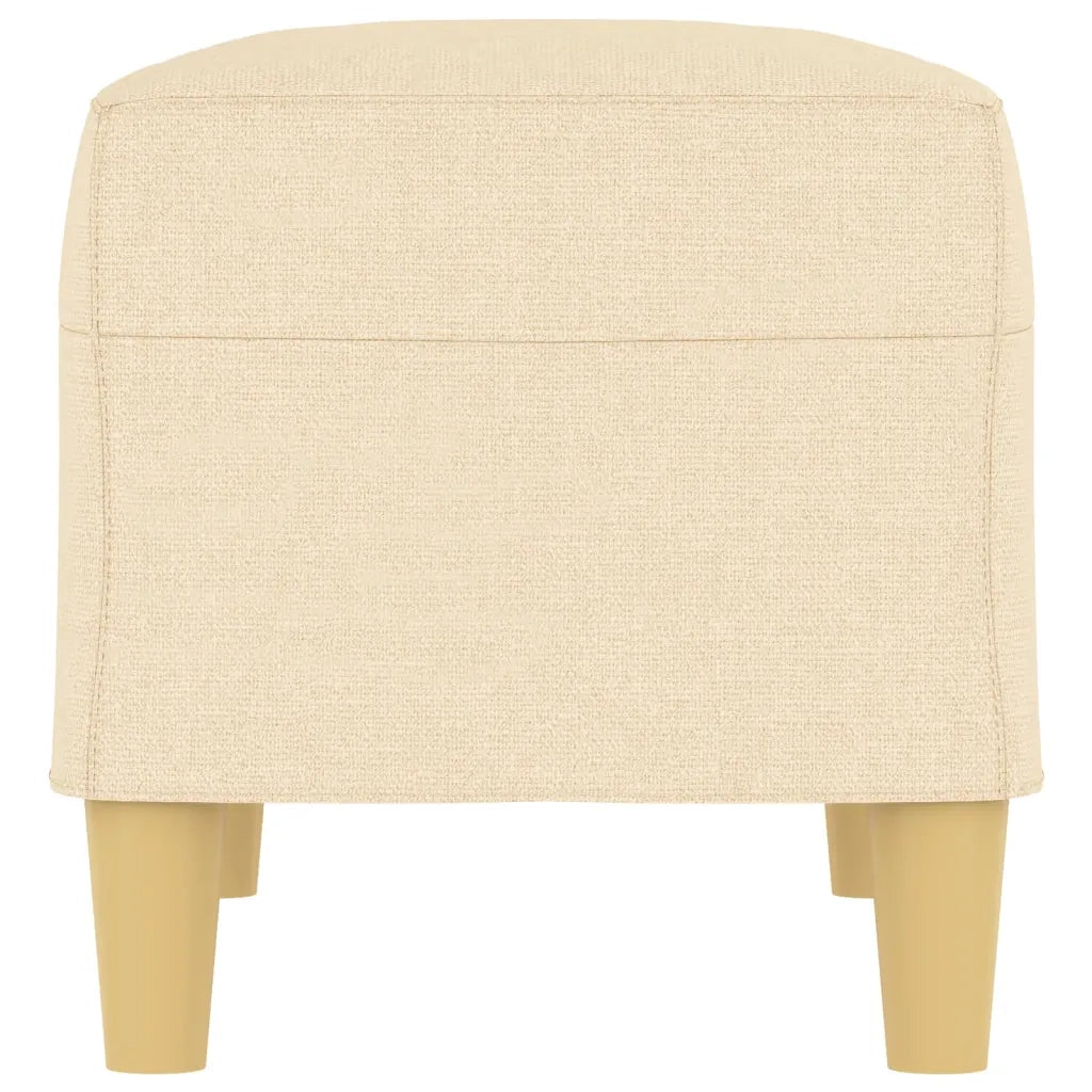 Panca crema 70x35x41 cm in Tessuto 349369