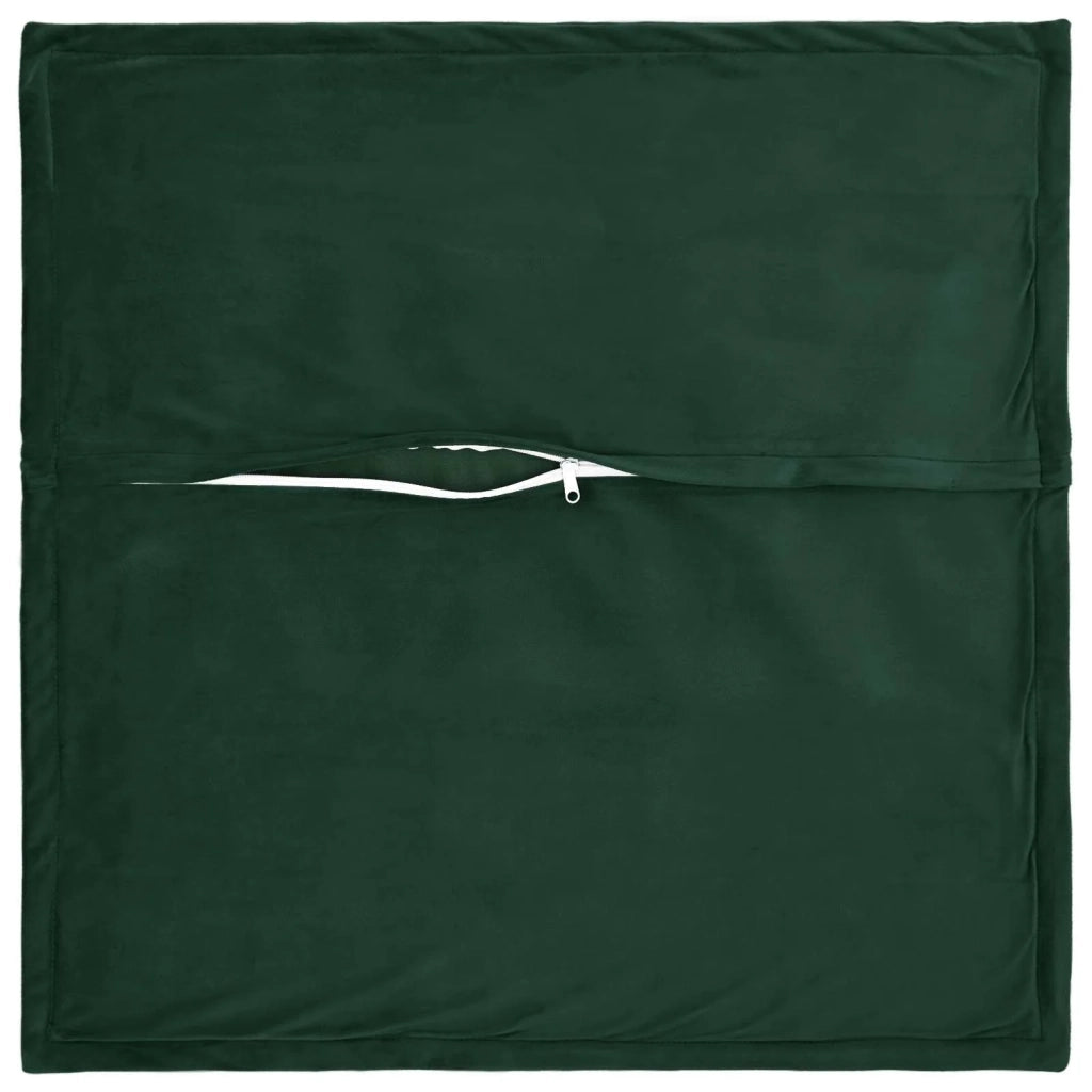 Federa 12 pcs HOUTEN Verde Scuro 50 x 50 cm Velluto 919005
