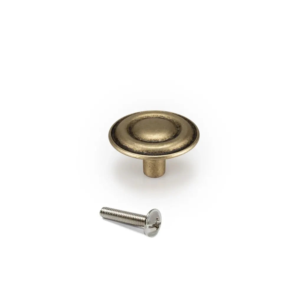 Maniglia Luanda Ø 32 mm oro antico
