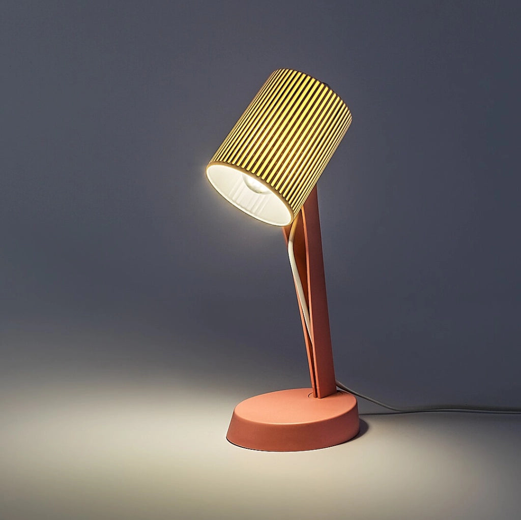 Lampada da tavolo decorativa rosa/bianca E14 Rabalux